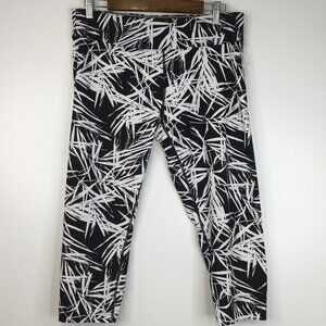 Calvin Klein Performance Black and White Capri Leggings Size XL